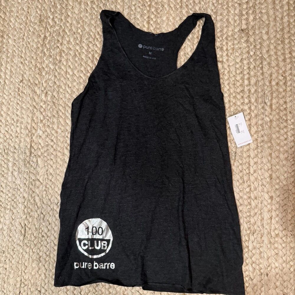 Pure Barre 100 Club Racer Tank Size Medium